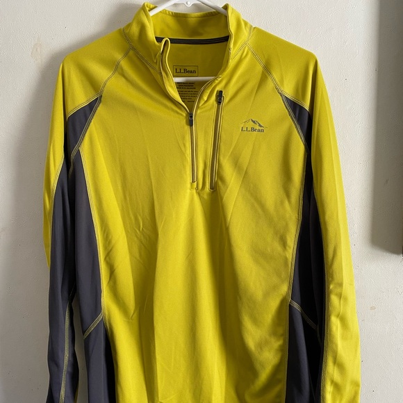 L.L. Bean Other - L.L. Bean Activewear Neon Quarter Zip